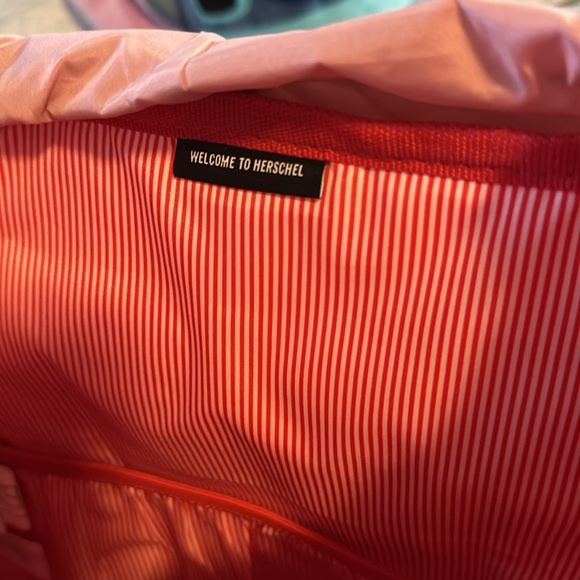 Herschel Supply Company Pink and Blue Floral Backpack - Picture 9 of 10